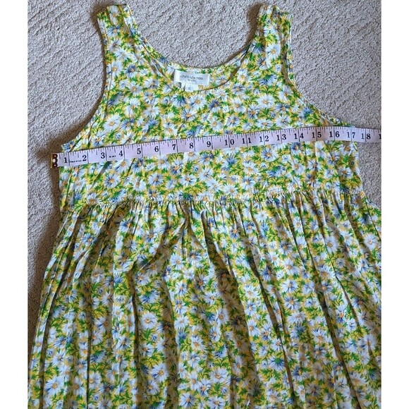 Jones New York Sport Vintage Midi Dress Floral Pleated Spring Made In USA Small - Picture 7 of 10